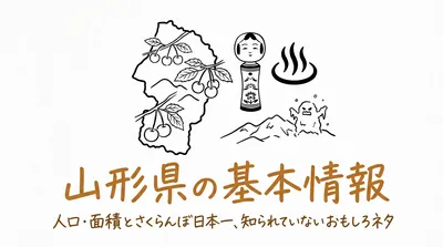 山形県の基本情報人口面積とさくらんぼ日本一の特徴と知られていないおもしろネタ