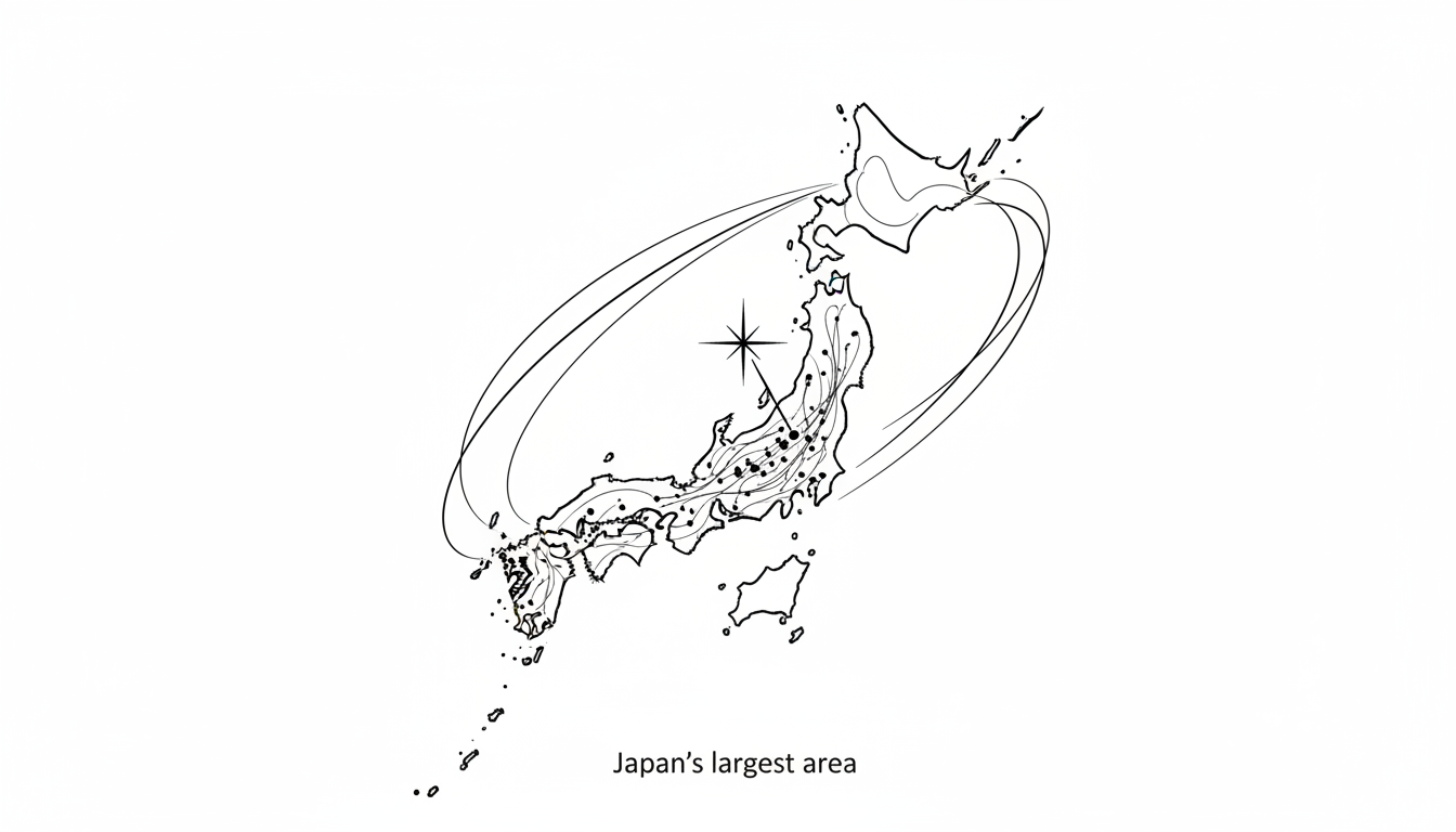 北海道の人口・面積・県庁所在地と日本一のスケール